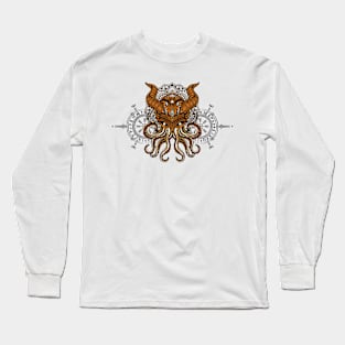 Viking Octopus Long Sleeve T-Shirt